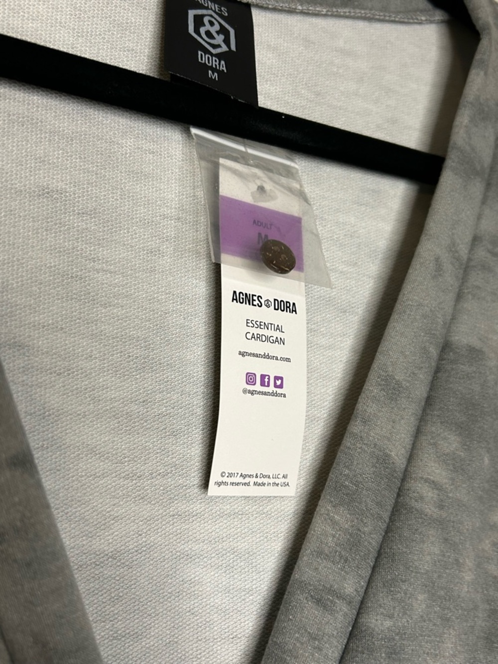 Essentials Cardigan Multi-Neutral - Picture 7 of 7
